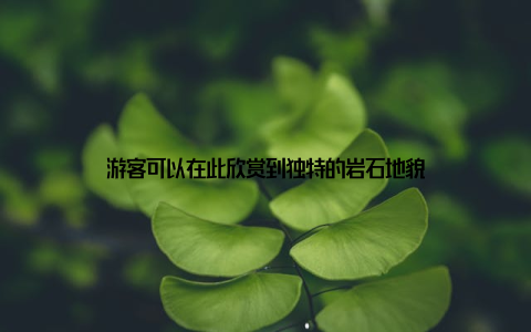 游客可以在此欣赏到独特的岩石地貌